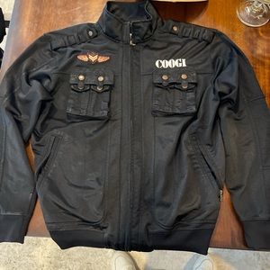 COOGI BLACK BOMBER JACKET